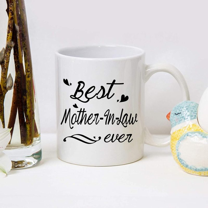 Kitchen & Dining |  Best Mother In Law Coffee Mug Mother In Law Coffee Mugs Best Mother In Law Gifts Birthday Mothers Day Best Mother In Law Gifts From Daughter Son In Law 11 Ounce With Gift Box Dining & Entertaining Dining & Entertaining