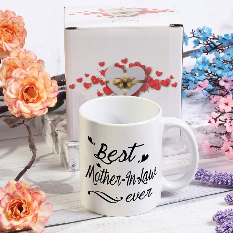 Kitchen & Dining |  Best Mother In Law Coffee Mug Mother In Law Coffee Mugs Best Mother In Law Gifts Birthday Mothers Day Best Mother In Law Gifts From Daughter Son In Law 11 Ounce With Gift Box Dining & Entertaining Dining & Entertaining