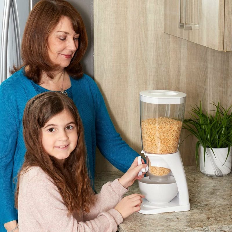 Kitchen & Dining |  Cereal Dispenser Countertop Home Decor & Cleaning Double