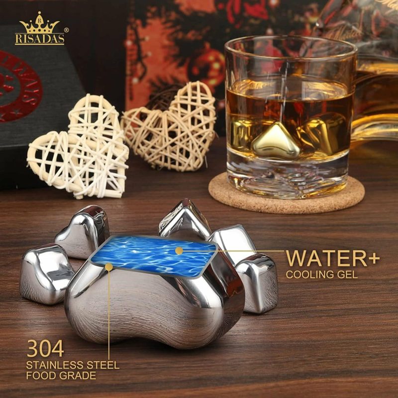 Kitchen & Dining |  Whiskey Stones For Chilling Whiskey Home Decor & Cleaning BEST DAD EVER