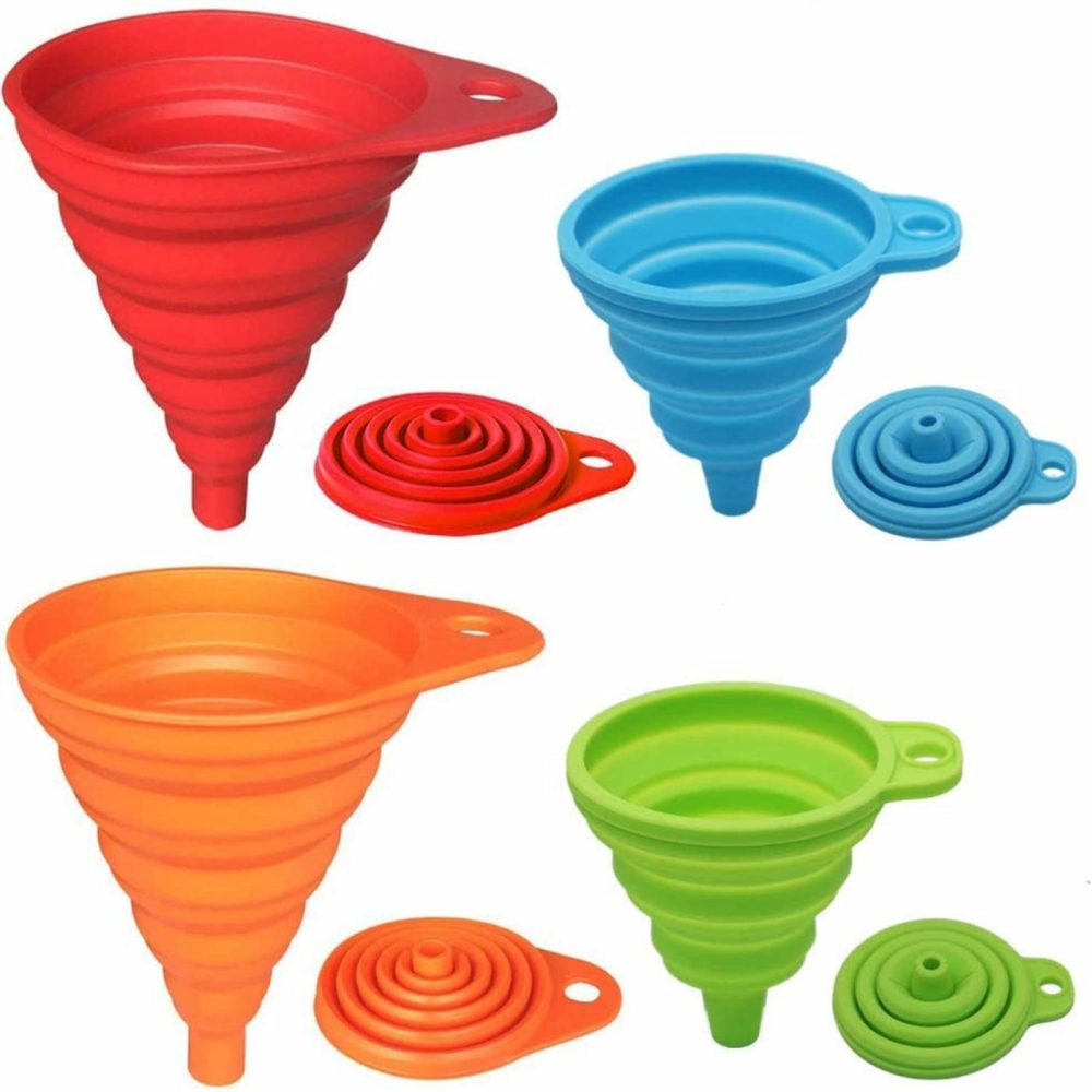 Kitchen Utensils & Gadgets |  Kitchen Funnel Set 4 Pack Home Decor & Cleaning Kitchen & Dining