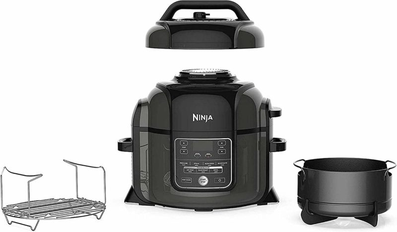 Small Appliances |  Ninja Op301 Foodi 9-In-1 Pressure, Slow Cooker, Air Fryer And More, With 6.5 Quart Capacity And A High Gloss Finish (Renewed) Home Decor & Cleaning Amazon Renewed