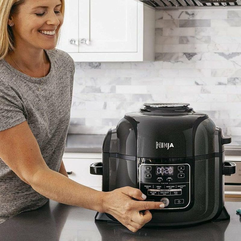 Small Appliances |  Ninja Op301 Foodi 9-In-1 Pressure, Slow Cooker, Air Fryer And More, With 6.5 Quart Capacity And A High Gloss Finish (Renewed) Home Decor & Cleaning Amazon Renewed